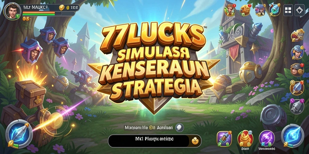 Tampilan gameplay <strong>77LUCKS</strong> yang menakjubkan dan interaktif.