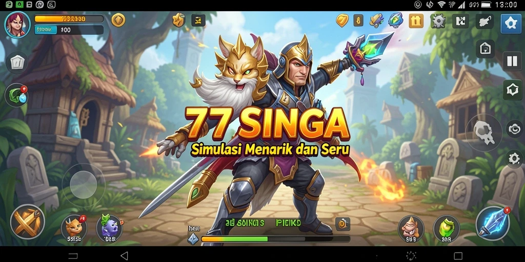 Gameplay <strong>77SINGA</strong> menampilkan interaksi antar pemain yang aktif.