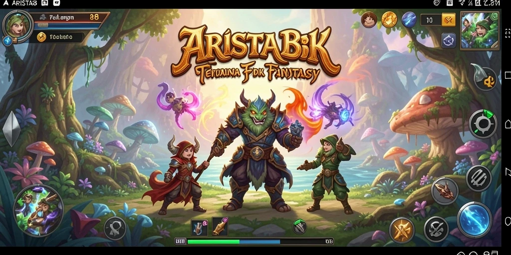Tampilan dinamika pertempuran dalam game ARPG yang mendebarkan.