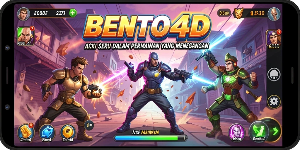 Gameplay seru dan mendebarkan dalam BENTO4D, penuh aksi tak terduga.