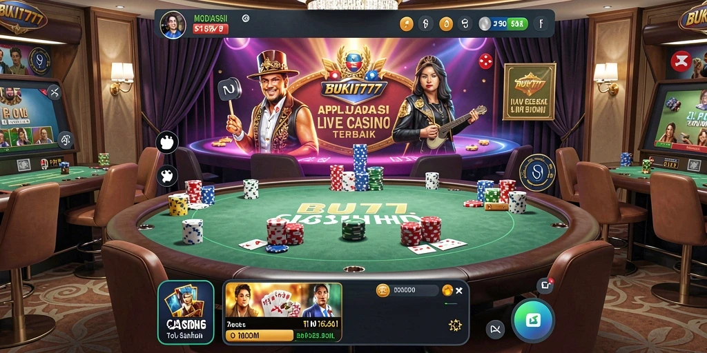 Gameplay Live Casino di BUKIT777 yang interaktif dan menarik.