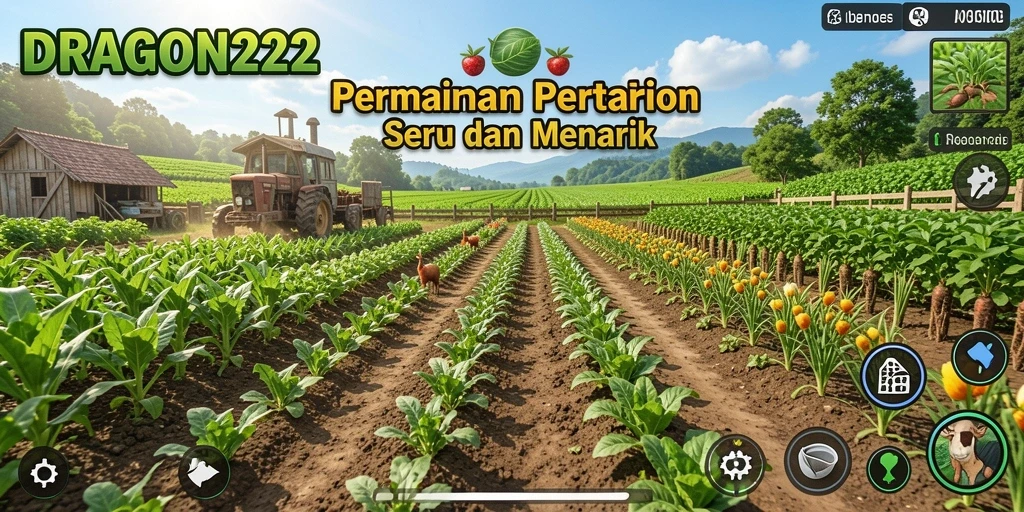 Screenshot DRAGON222 menampilkan aktivitas bersenang-senang dalam bercocok tanam.