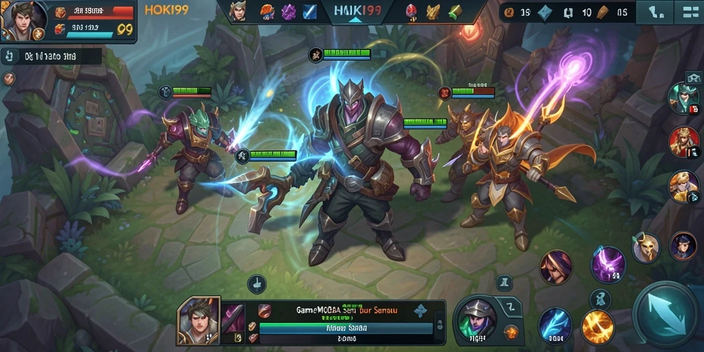 Tangkapan layar gameplay seru HOKI99 yang menunjukkan pertempuran mendebarkan.