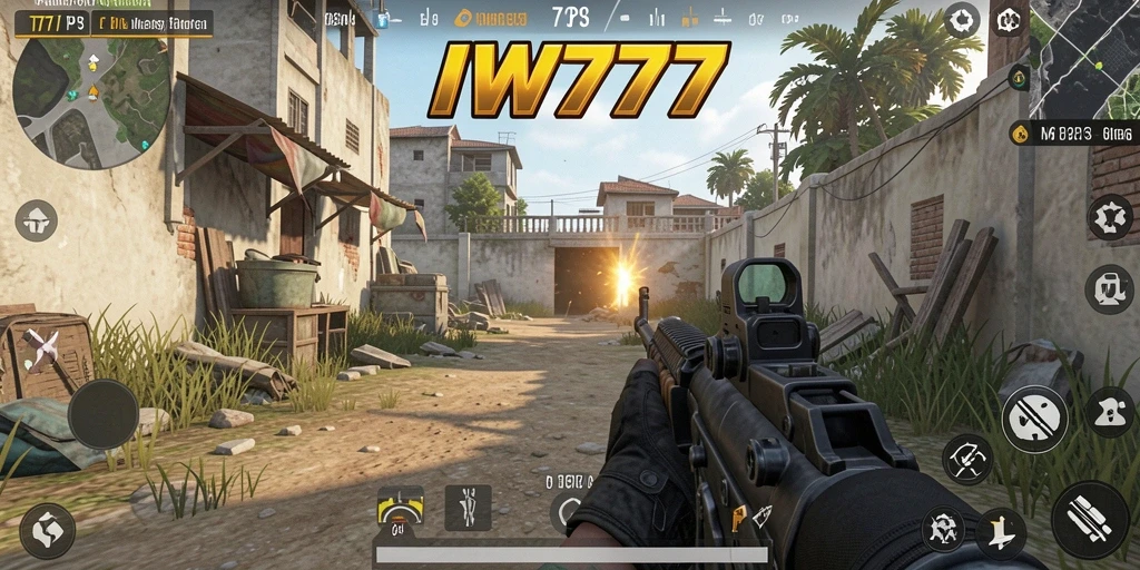 Screenshot IW777 menampilkan aksi intens dalam gameplay TPS.
