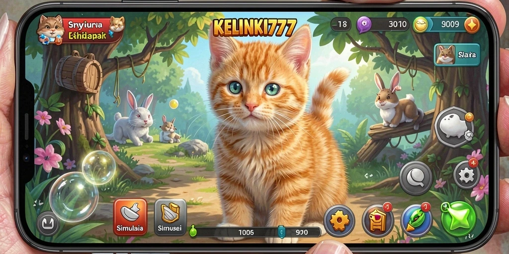 Tampilan menarik gameplay KELINCI777 dengan berbagai aktivitas SLG.