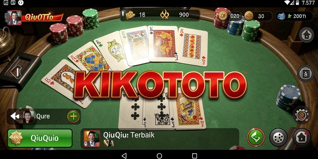 Screenshot gameplay KIKOTOTO yang menunjukkan momen mendebarkan.