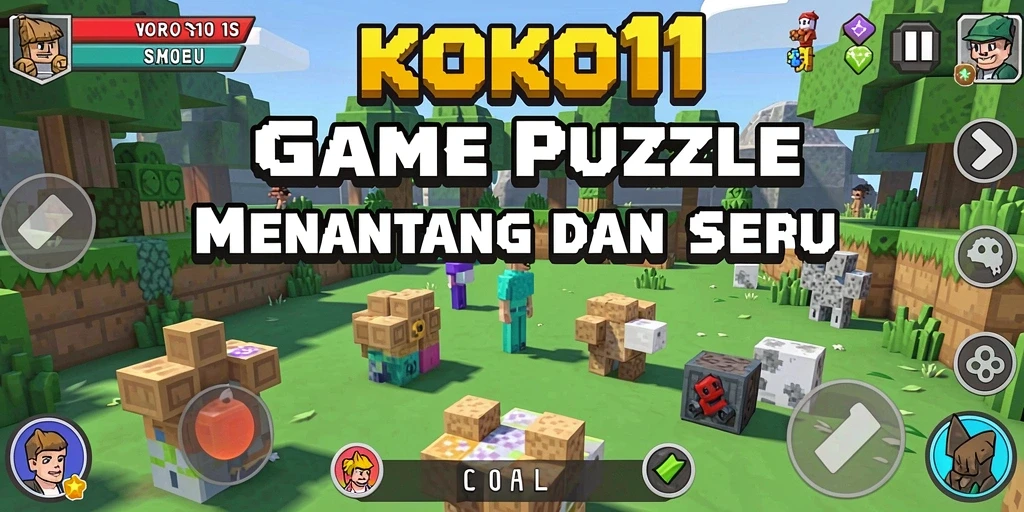 Screenshot gameplay KOKO11 menampilkan tantangan puzzle yang menarik.