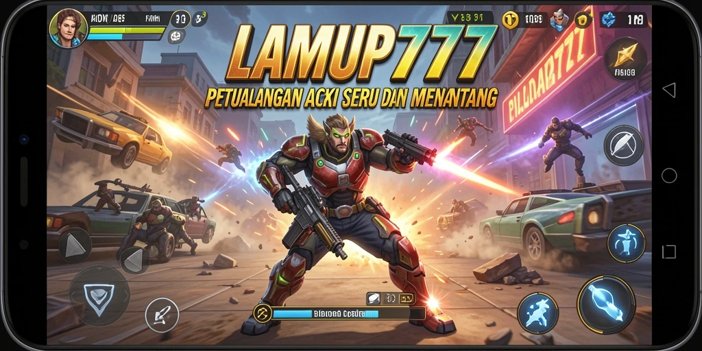 Tampilan seru dari gameplay LAMPU777 yang menegangkan.