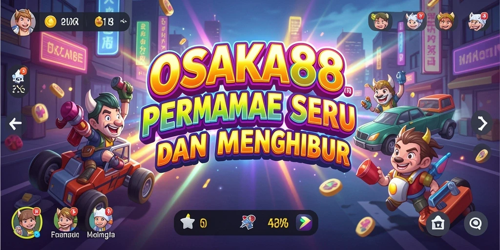 Screenshot gameplay OSAKA88 yang menampilkan aksi seru di level arcade.