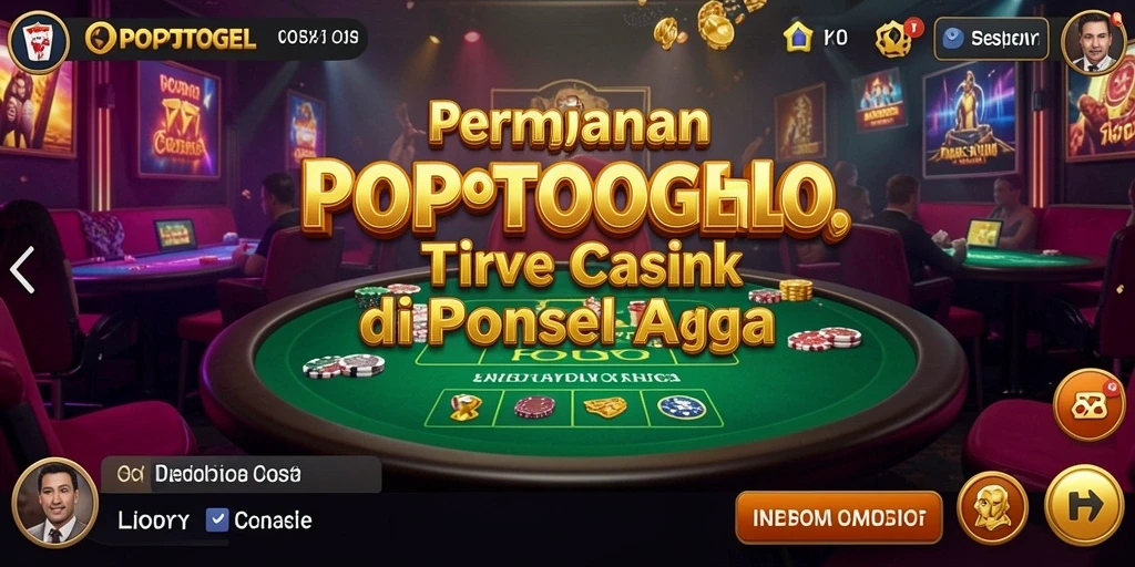 Tampilan gameplay Live Casino yang seru dan interaktif di POPOTOGEL.