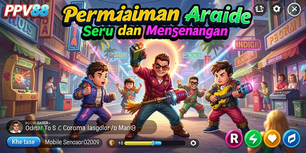 Screenshot gameplay PPV88 yang menunjukkan keseruan permainan Arcade.