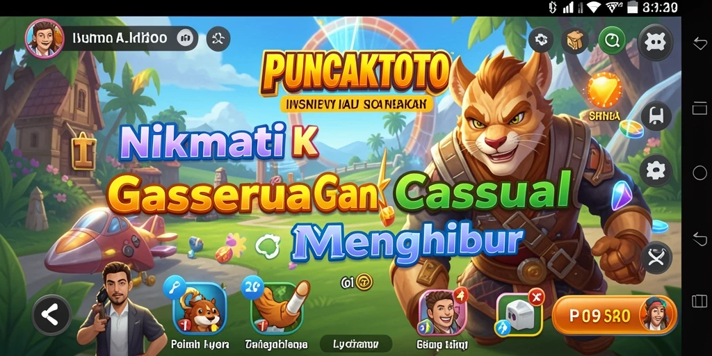 Tampilan menarik dari gameplay <strong>PUNCAKTOTO</strong> yang seru dan menyenangkan.