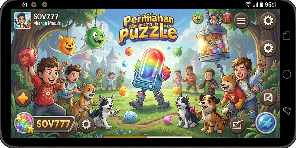 Gameplay SOV777 yang menantang dan seru dalam permainan Puzzle.