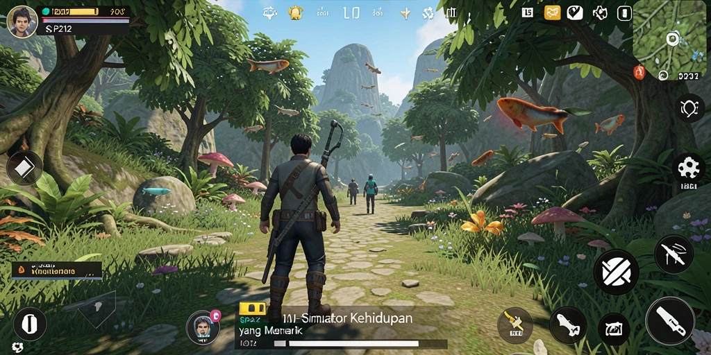 Tangkapan layar SP212 menunjukkan gameplay interaktif yang seru.