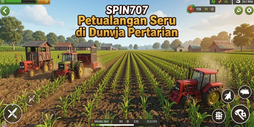 Gameplay seru dalam SPIN707 saat bertani dan merawat hewan.