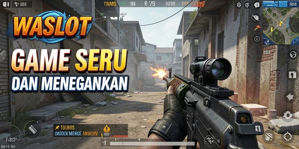 Tangkapan layar WASLOT menunjukkan aksi tembak-menembak yang mendebarkan.